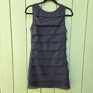 Ruby Rox Black Tiered Mini Dress